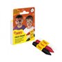 Kit com 3 Bastões de Maquiagem Facial Assustadora Jovi - Para Todos os Tipos de Pele - Fácil de Remover - Cores: Branco, Vermelh