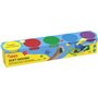 Massa de modelar Jovi Soft Dough, pacote com 5 potes de 110g cada - Macia e flexível - Fácil de amassar e moldar - Estimula a cr