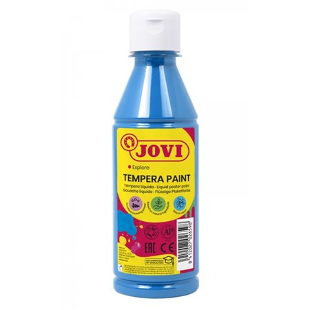 Tinta têmpera líquida Jovi 250ml - À base de água - Pronta para uso - Alto rendimento - Secagem rápida - Excelente fluidez - Ade