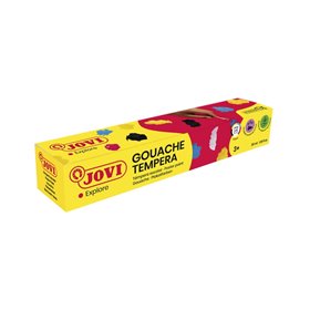 Conjunto de 5 potes de tinta têmpera escolar Jovi Guache de 35ml - Misturáveis - para papel, papelão, madeira, tecido, argila de