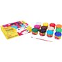 Kit Jovi com 12 potes de tinta têmpera de 35ml - Misturável - Para papel, papelão, madeira, tecido, massa de modelar e argila - 