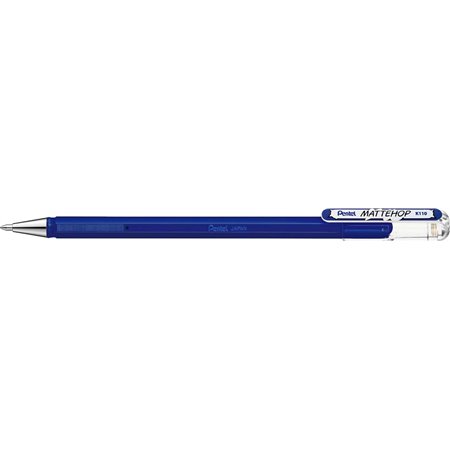 Caneta Esferográfica Pentel Mattehop - Ponta de 1 mm - Traço de 0,5 mm - Tinta Gel Opaca - Fabricada com 55% de Materiais Recicl
