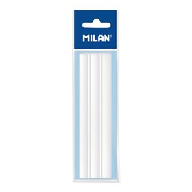 Kit com 5 borrachas de reposição Milan para suportes de borracha Tri Jet - Brancas