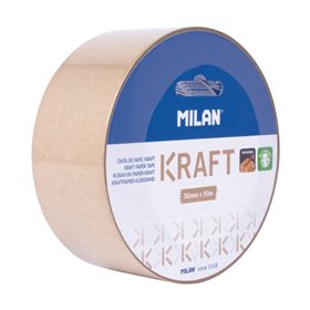 Papel Kraft Milan para Lacre - 50mm x 50m - Marrom