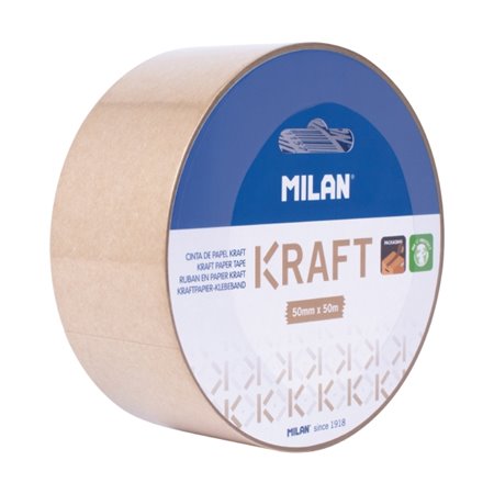 Papel Kraft Milan para Lacre - 50mm x 50m - Marrom