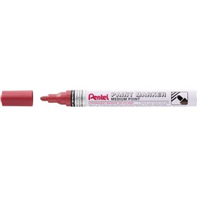 Marcador de tinta Pentel - Ponta média de 4,5 mm - Permanente em todas as superfícies - Resistente à luz e à água - Corpo de alu