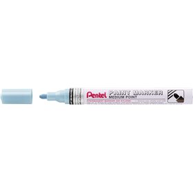 Marcador de tinta Pentel - Ponta média de 4,5 mm - Permanente em todas as superfícies - Resistente à luz e à água - Corpo de alu