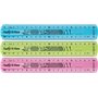 Régua flexível Maped Twist'n Flex de 20 cm - Inquebrável - Dupla graduação - Cores aleatórias: azul, rosa e verde