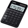 Calculadora de mesa compacta Casio MS-20UC - Visor LCD de 12 dígitos - Alimentação solar e por bateria - Preta