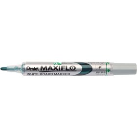 Marcador para quadro branco Pentel Maxiflo - Ponta redonda - Largura da linha de 2 mm - Fluxo de tinta ajustável - 50% de materi