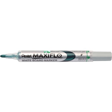 Marcador para quadro branco Pentel Maxiflo - Ponta redonda - Largura da linha de 2 mm - Fluxo de tinta ajustável - 50% de materi