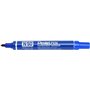 Caneta Marcadora Permanente Pentel N50 - Ponta de 4,3 mm - Resistente à água e à luz - Azul