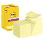 Post-it Super Sticky - Pacote com 12 blocos de 90 notas adesivas reposicionáveis em zigue-zague, 76x76mm - Formato quadrado - Am