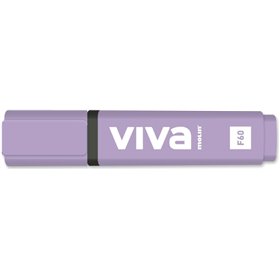 Marcador fluorescente Molin Viva - Espessura da linha entre 1 e 5 mm - Tinta à base de água - Cor violeta