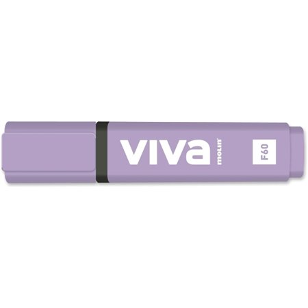 Marcador fluorescente Molin Viva - Espessura da linha entre 1 e 5 mm - Tinta à base de água - Cor violeta