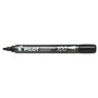 Marcador permanente Pilot 100 - Ponta redonda de 4,5 mm - Largura da linha de 1 mm - Preto