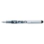 Caneta-tinteiro descartável Pilot V-Pen - Tinta líquida - Ponta de aço - Espessura da linha de 0,5 mm - Preta