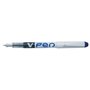 Caneta-tinteiro descartável Pilot V-Pen - Tinta líquida - Ponta de aço - Espessura da linha de 0,5 mm - Azul