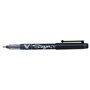 Caneta Marcadora Pilot V-Sign de Ponta Fina - Ponta Fina de 2mm - Espessura da Linha de 0,6mm - Preta