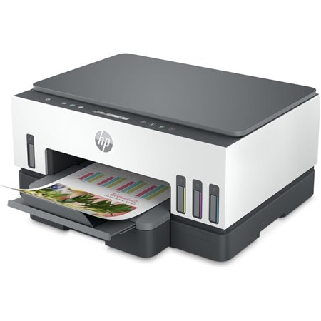 Impressora multifuncional HP Smart Tank 7008, colorida, duplex, Wi-Fi, 15 ppm