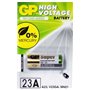 Pacote com 1 pilha alcalina GP 23A 12V