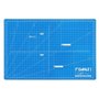 Base de Corte Dahle 10691 A3 30x45cm - 5 Camadas com Núcleo Resistente a Cortes - Linhas Guia - Azul