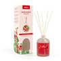 Aromatizador de Ambientes Prady Mikado Frutas Vermelhas - Frasco de Vidro de 100ml e Varetas Difusoras