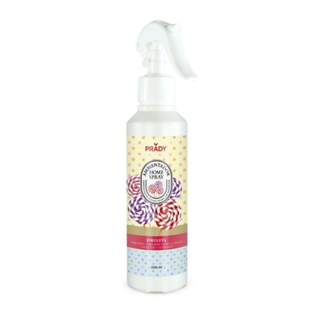 Prady Home Spray Aromatizador de Ambientes em Formato de Pirulito - Frasco de 220ml - Frasco Spray