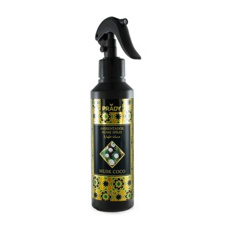 Spray Aromatizador de Ambientes Prady Home - Coleção Oriental Musk Coconut - Frasco de 220ml - Frasco Spray