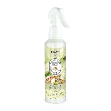 Spray Aromatizador de Ambientes Prady Home com Aroma de Sorvete de Pistache - Frasco de 220ml - Frasco Spray