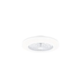 Ventilador de teto Philips Amigo Flat Fan com luz LED IR RD até 6500K - Hélices integradas - 25W de potência + 60W de potência d