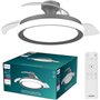 Ventilador de teto Philips Bliss DC com luz LED (até 6500K) - Pás retráteis - Ventilador de 35W + Luz de 28W - Controle remoto -