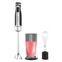 Batedeira de mão Cecotec PowerGear 1500 XL - 1500 W - Lâminas de titânio - 21 velocidades - Sistema anti-respingos - Montagem fá
