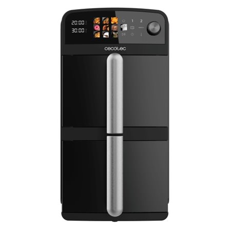 Fritadeira Elétrica Dupla Cecotec Cecofry DuoLevel 10000 - Potência de 2400W - Capacidade de 10L - Temperatura Ajustável - Tela 