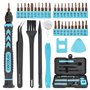 Conjunto de Chaves de Precisão Cecotec PrecisionGyro 100 - 39 Peças - Inclui Acessórios - Preto e Azul