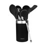 Conjunto de utensílios de cozinha Cecotec Polka Exclusive em madeira e pedra, com 9 peças - Inclui suporte - Materiais: silicone