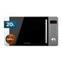 Micro-ondas Cecotec ProClean 5110 Inox com Grill - 700W - Capacidade de 20L - Visor LED - Aço Inoxidável - Trava de Segurança pa