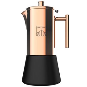 Cafeteira italiana Cecotec Moking 200 para 2 xícaras - Aço inoxidável - Pode ser lavada na lava-louças - Vedação de silicone - V