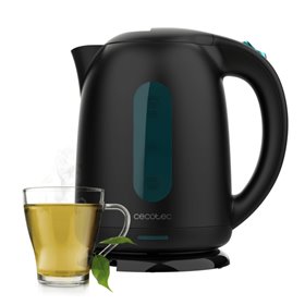 Chaleira elétrica Cecotec Thermosense 180 - Potência de 2200 W - Capacidade de 1,7 L - Livre de BPA - Filtro anticalcário removí