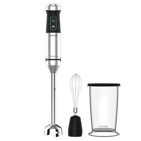 Liquidificador de mão Cecotec Power TitanBlack 1500 XL - 1500W - Lâminas de titânio - Protetor anti-respingos - Velocidade ajust