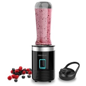Liquidificador portátil Cecotec Power Titanium 350 - 350 W de potência - Design ergonômico - Pode ser lavado na lava-louças - Lâ