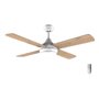 Ventilador de teto Cecotec EnergySilence Aero 4250 DC Fresh com 4 pás de madeira reversíveis e luz - 40W - 107 cm de diâmetro - 