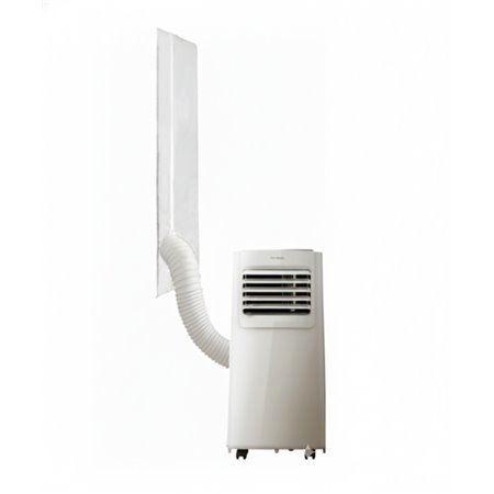 Capa para Janela Basculante Cecotec de 400cm - Fácil de Vedação - Poliéster - Isolamento Externo - Fecho com Zíper e Fita Adesiv