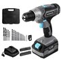 Furadeira de impacto sem fio Cecotec CecoRaptor Perfect Drill 4020 Advance - Torque de 46 Nm - Velocidade de 1550 rpm - Bateria 