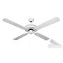 Ventilador de teto Orbegozo CF 07132 B - 3 velocidades, 4 pás reversíveis - 60 W - Diâmetro 132 cm - Branco