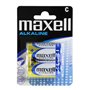 Pacote com 2 pilhas alcalinas Maxell LR14 C