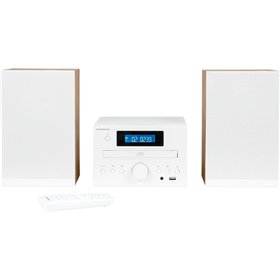 Sistema Micro Hi-Fi Thomson MIC121BT 50W Bluetooth - Leitor de CD, Rádio FM - Tecnologia Bass Boost - Controle Remoto - Branco