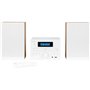 Sistema Micro Hi-Fi Thomson MIC121BT 50W Bluetooth - Leitor de CD, Rádio FM - Tecnologia Bass Boost - Controle Remoto - Branco