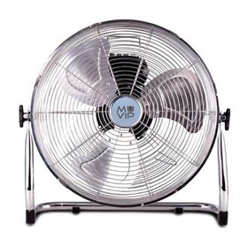 Ventilador de chão industrial Muvip - 55 W - 3 velocidades - Cor prata