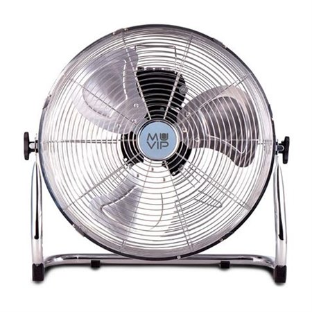 Ventilador de chão industrial Muvip - 55 W - 3 velocidades - Cor prata
